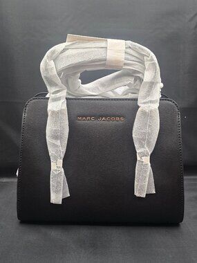 Marc Jacobs Little Big Shot Crossbody M0016671 Black Leather